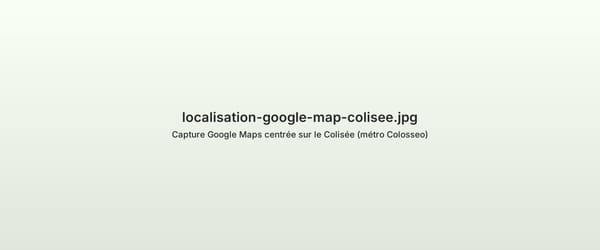 Map of the Colosseum - click to open in Google Maps